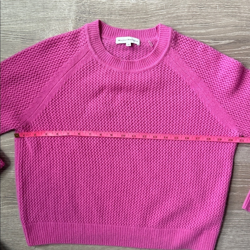 White + Warren Cashmere knit sweater XS - Picture 9 of 10